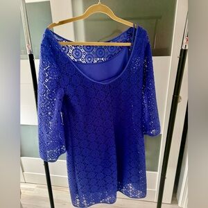 Lilly Pulitzer deep purple Lace dress
